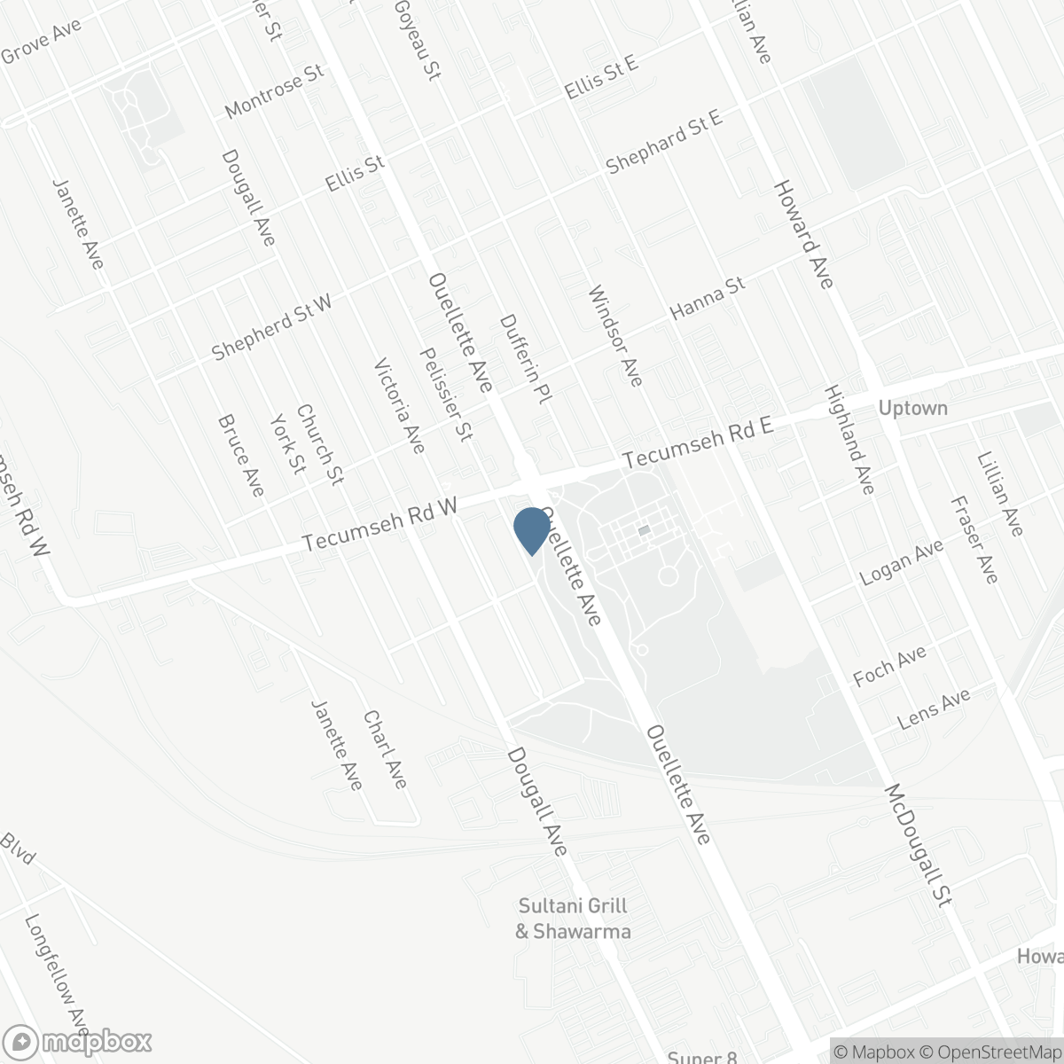 2144 PELISSIER Unit# 602, Windsor, Ontario N8X 1N4